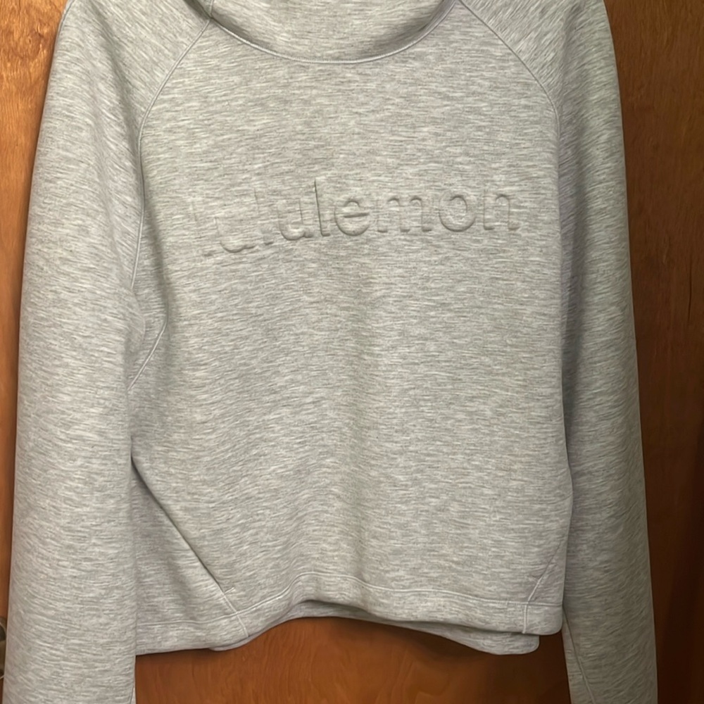 Lulu hooded sweatshirt gray